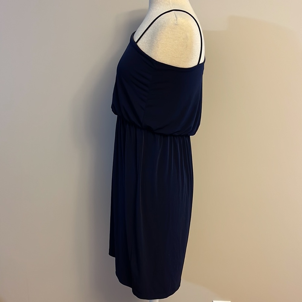 Enfocus Studio One Shoulder Navy Dress - Picture 7 of 11